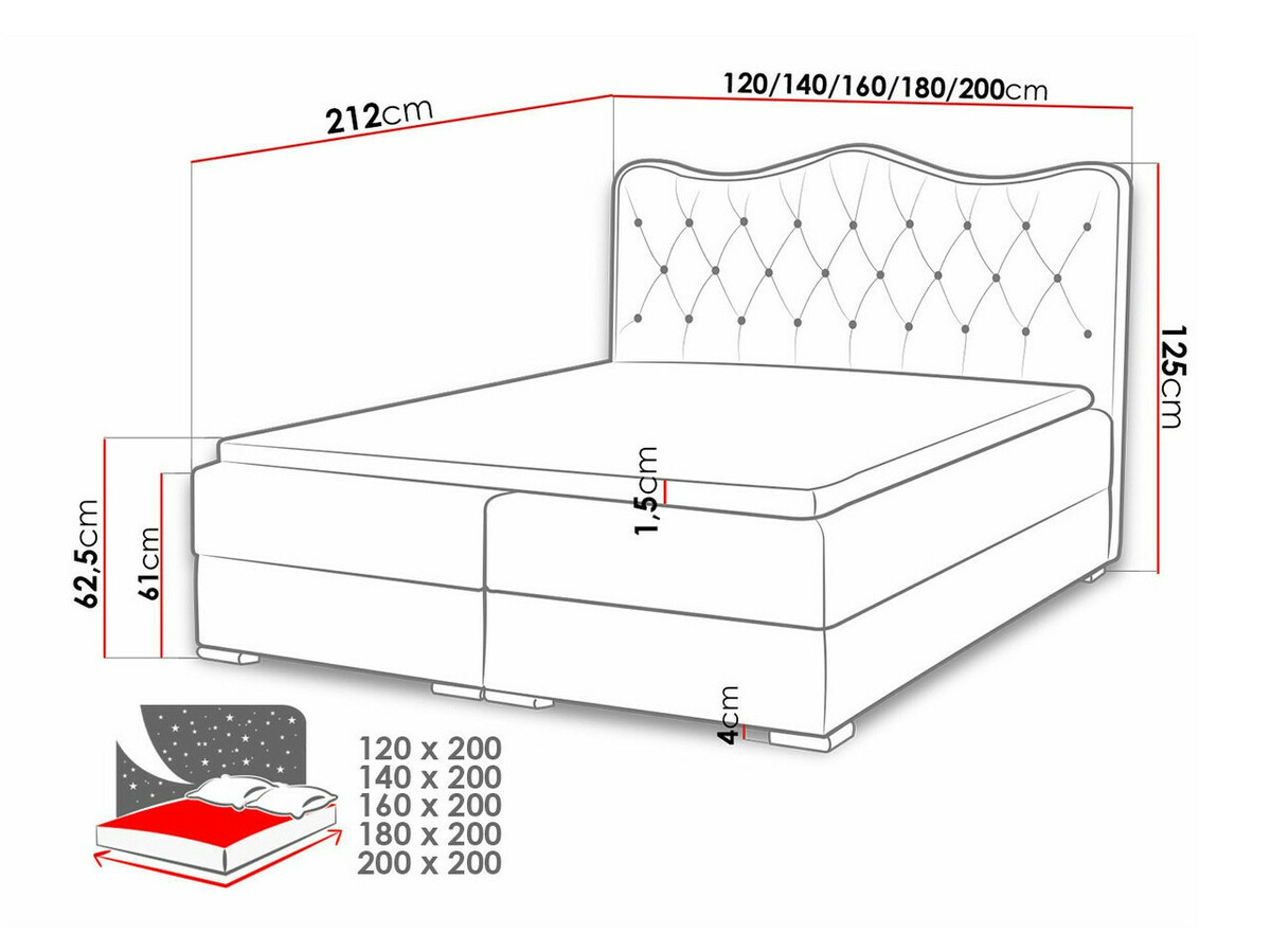 Pat boxspring Tectum (Soft 011)