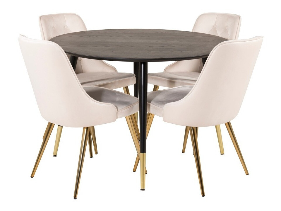 Set de mese Dallas 1178 (Bej + Auriu)