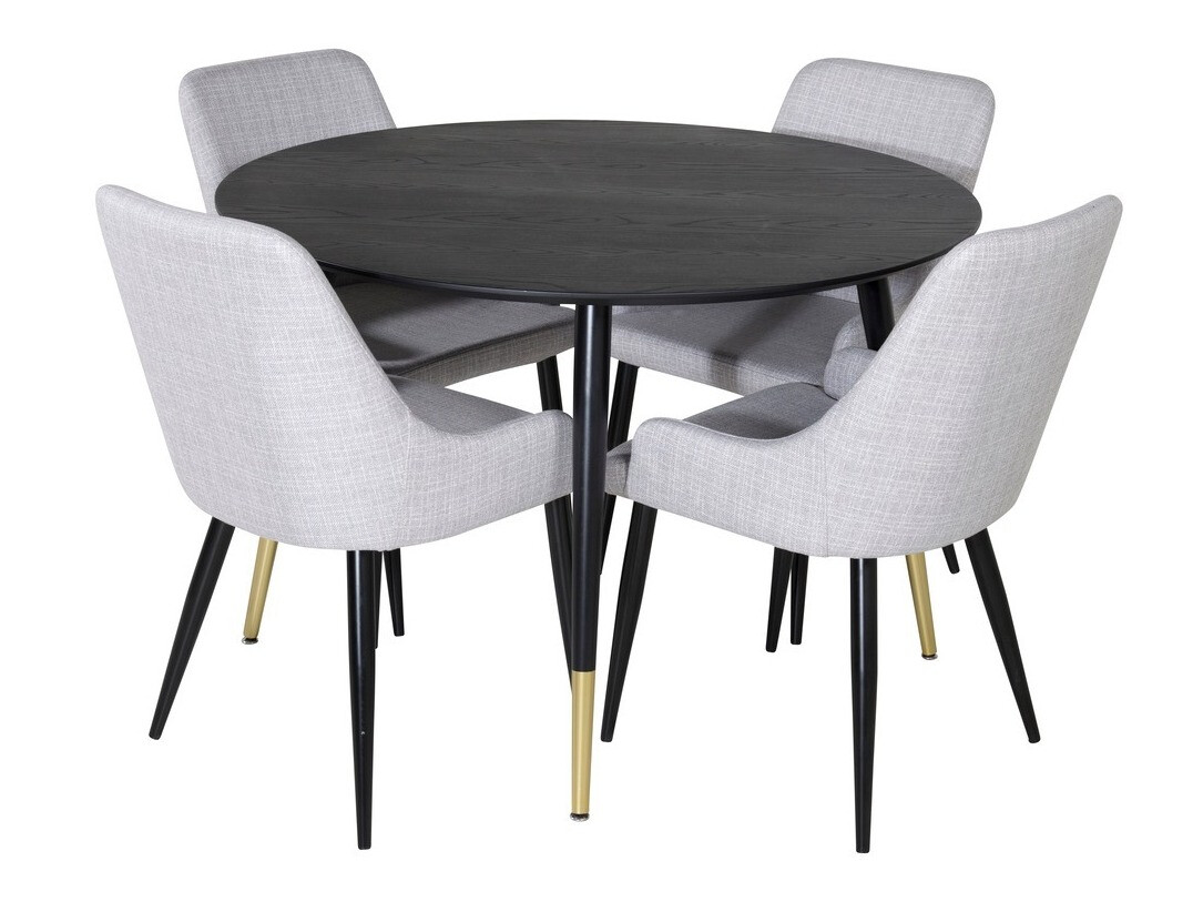 Set de mese Dallas 1181 (Gri + Negru)