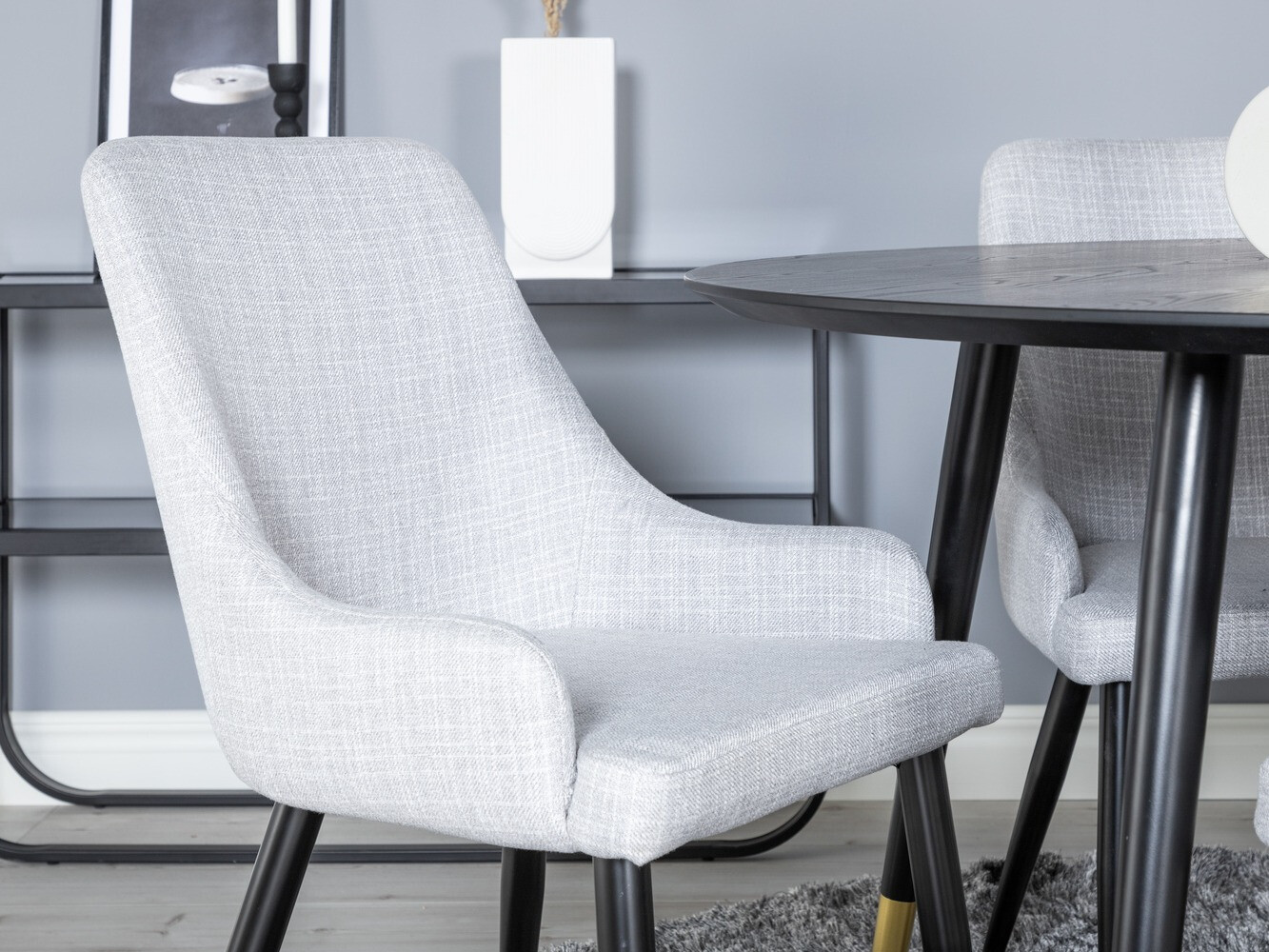 Set de mese Dallas 1181 (Gri + Negru)