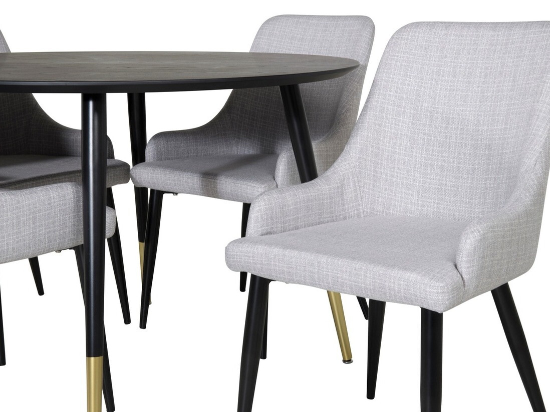 Set de mese Dallas 1181 (Gri + Negru)