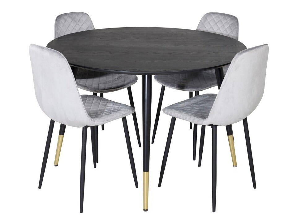 Set de mese Dallas 1183 (Gri + Negru)