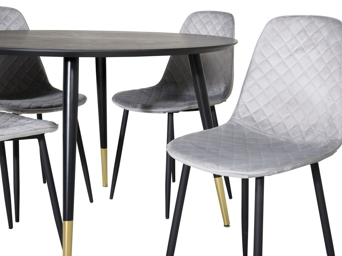 Set de mese Dallas 1183 (Gri + Negru)