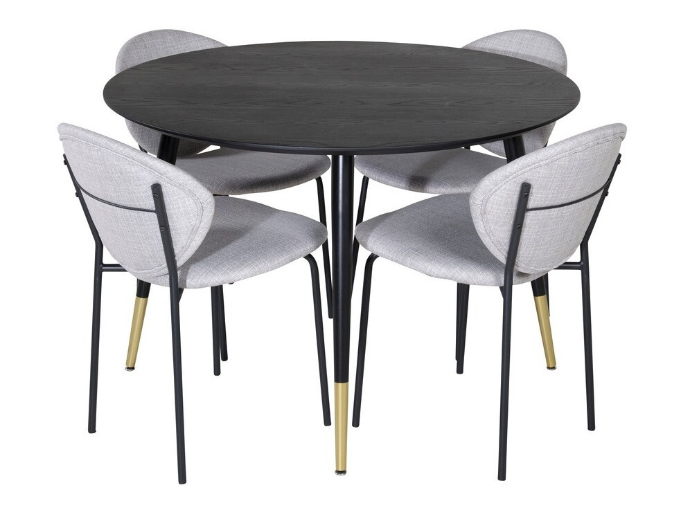 Set de mese Dallas 1186 (Gri + Negru)