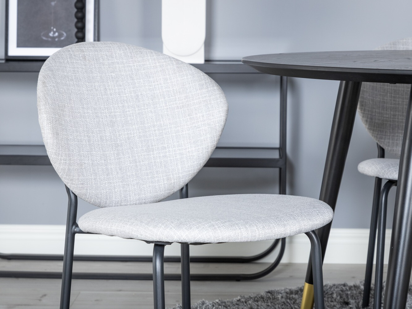 Set de mese Dallas 1186 (Gri + Negru)