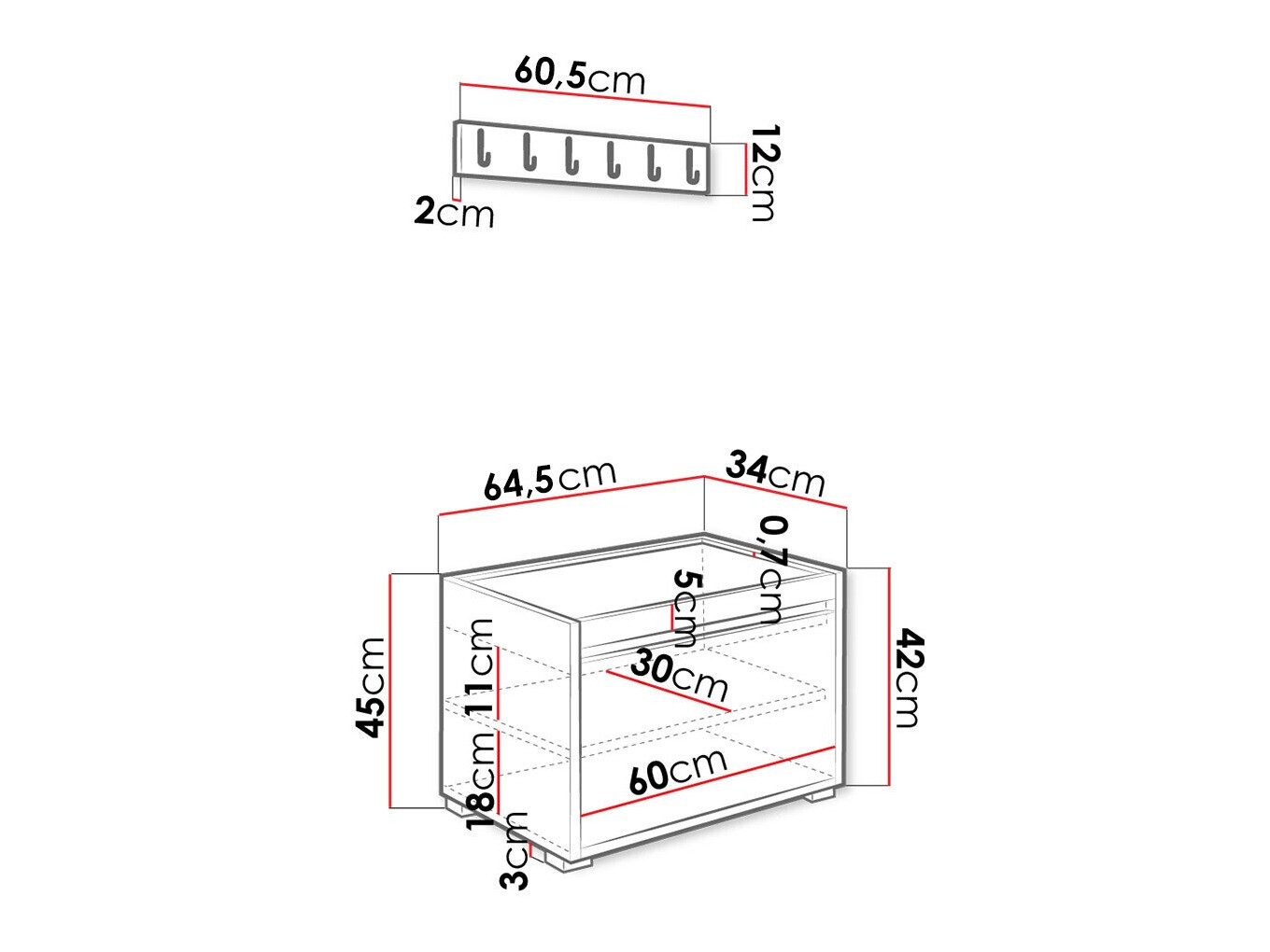 Set de hol Comfivo Pinus II