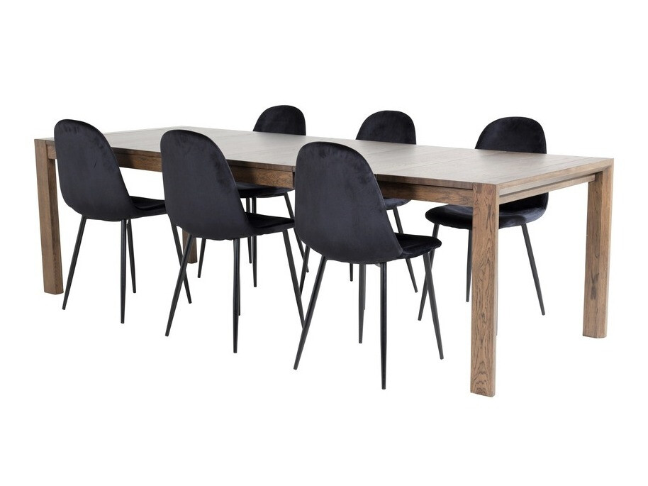 Set de mese Dallas 2027 (Lemn închis la culoare)