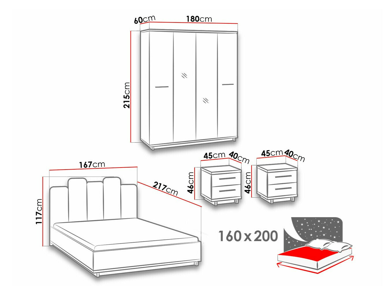 Set dormitor Morlira 118