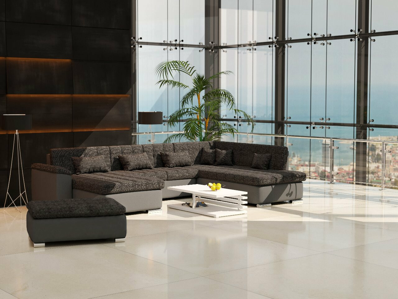 Set mobilier tapițat Comfivo Gemma I (Soft 020 + Majorka 03)