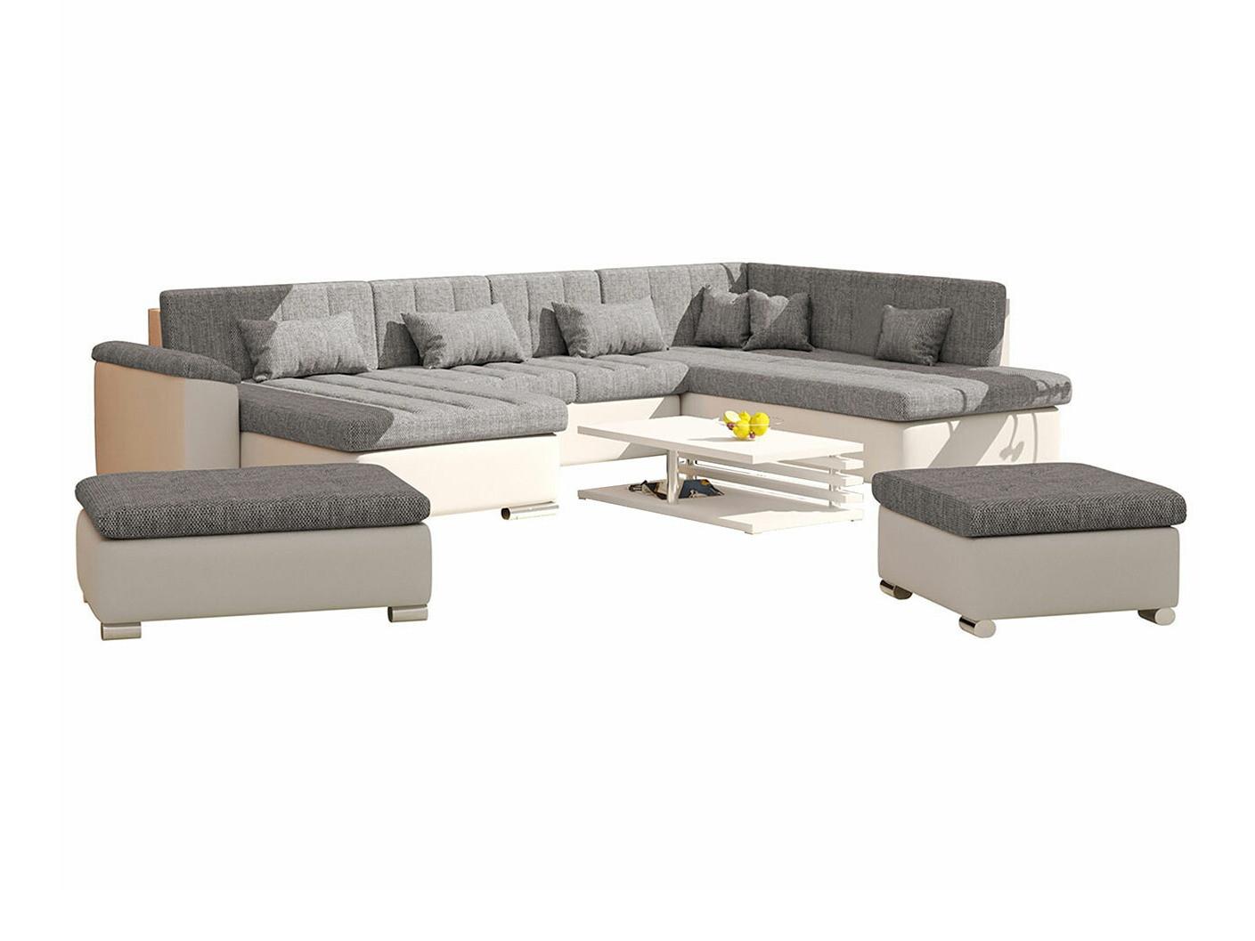 Set mobilier tapițat Comfivo Gemma II (Soft 017 + Lawa 05)