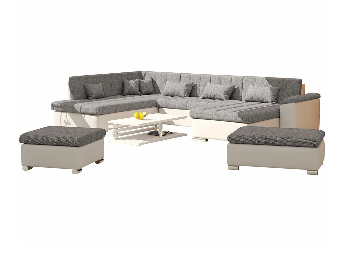 Set mobilier tapițat Comfivo Gemma II (Soft 017 + Lawa 05)
