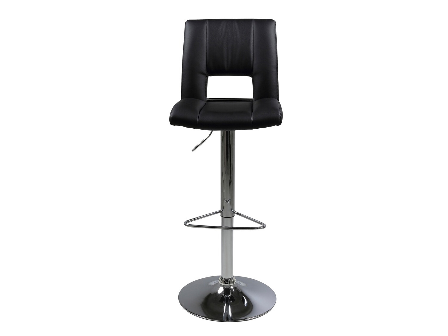 Scaun de bar Norsica 145 (Negru + Argint)
