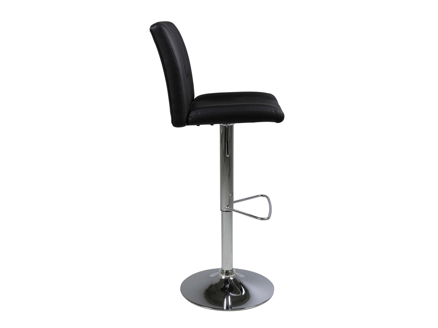 Scaun de bar Norsica 145 (Negru + Argint)