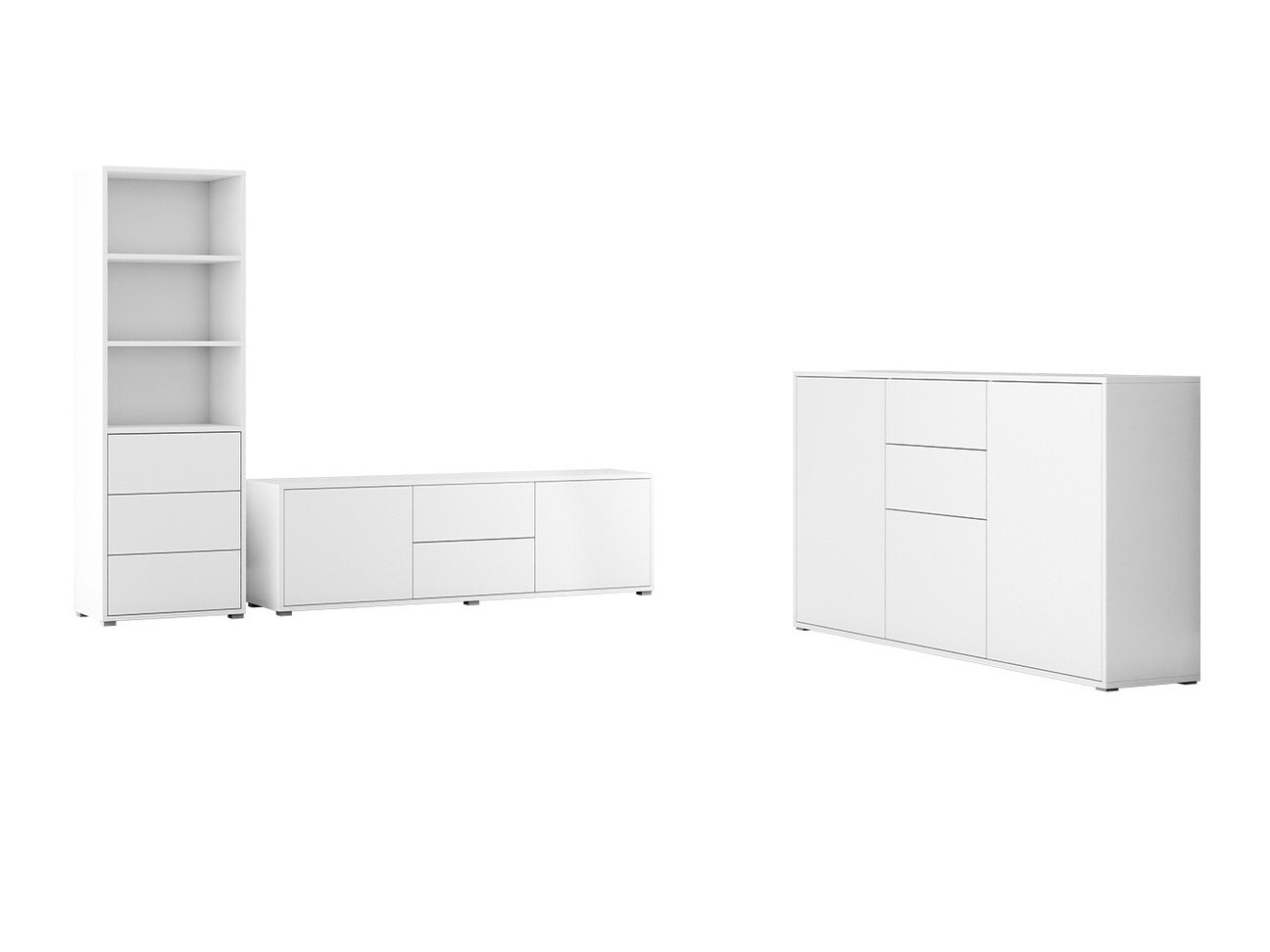 Set de living Comfivo Tutela III (Alb)