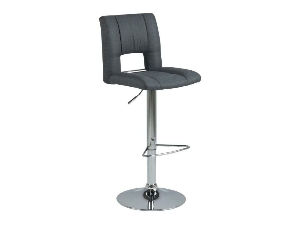 Scaun de bar Norsica 164 (Gri inchis + Argint)