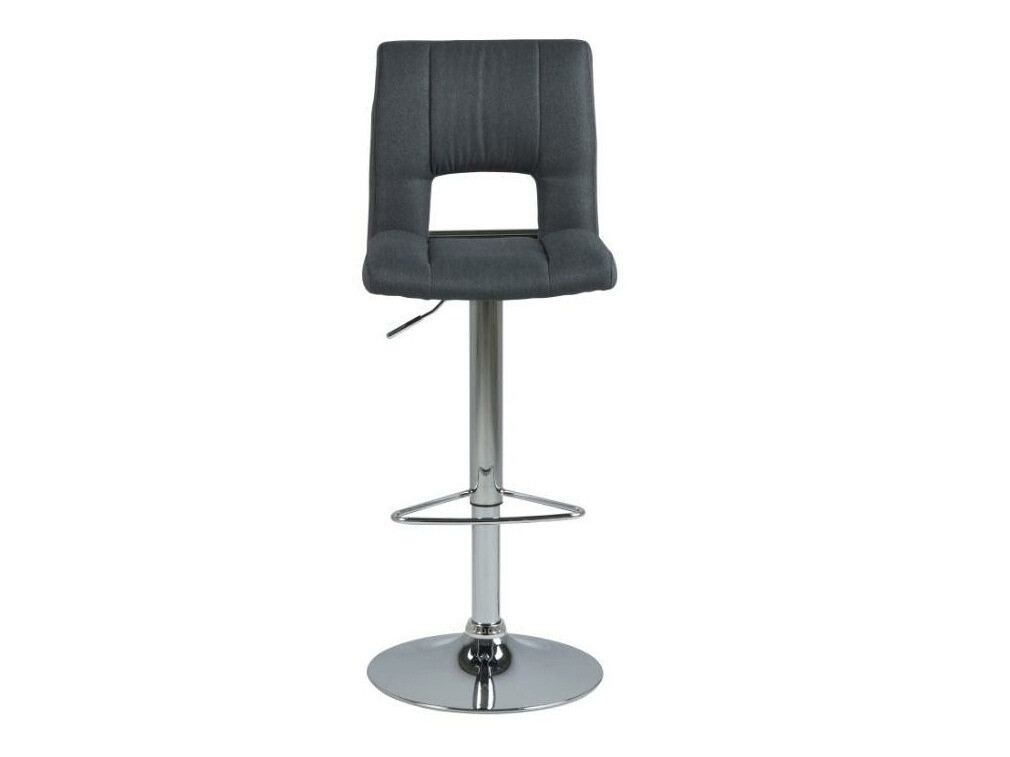 Scaun de bar Norsica 164 (Gri inchis + Argint)
