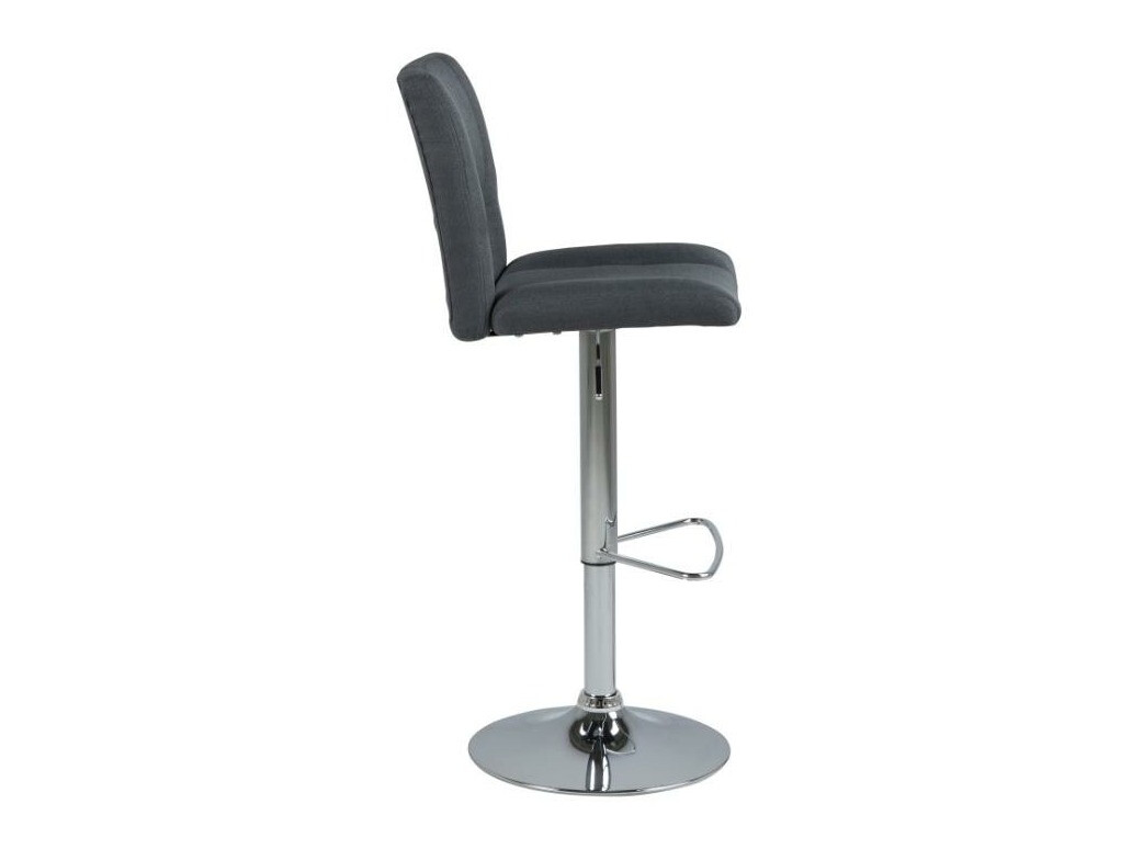 Scaun de bar Norsica 164 (Gri inchis + Argint)