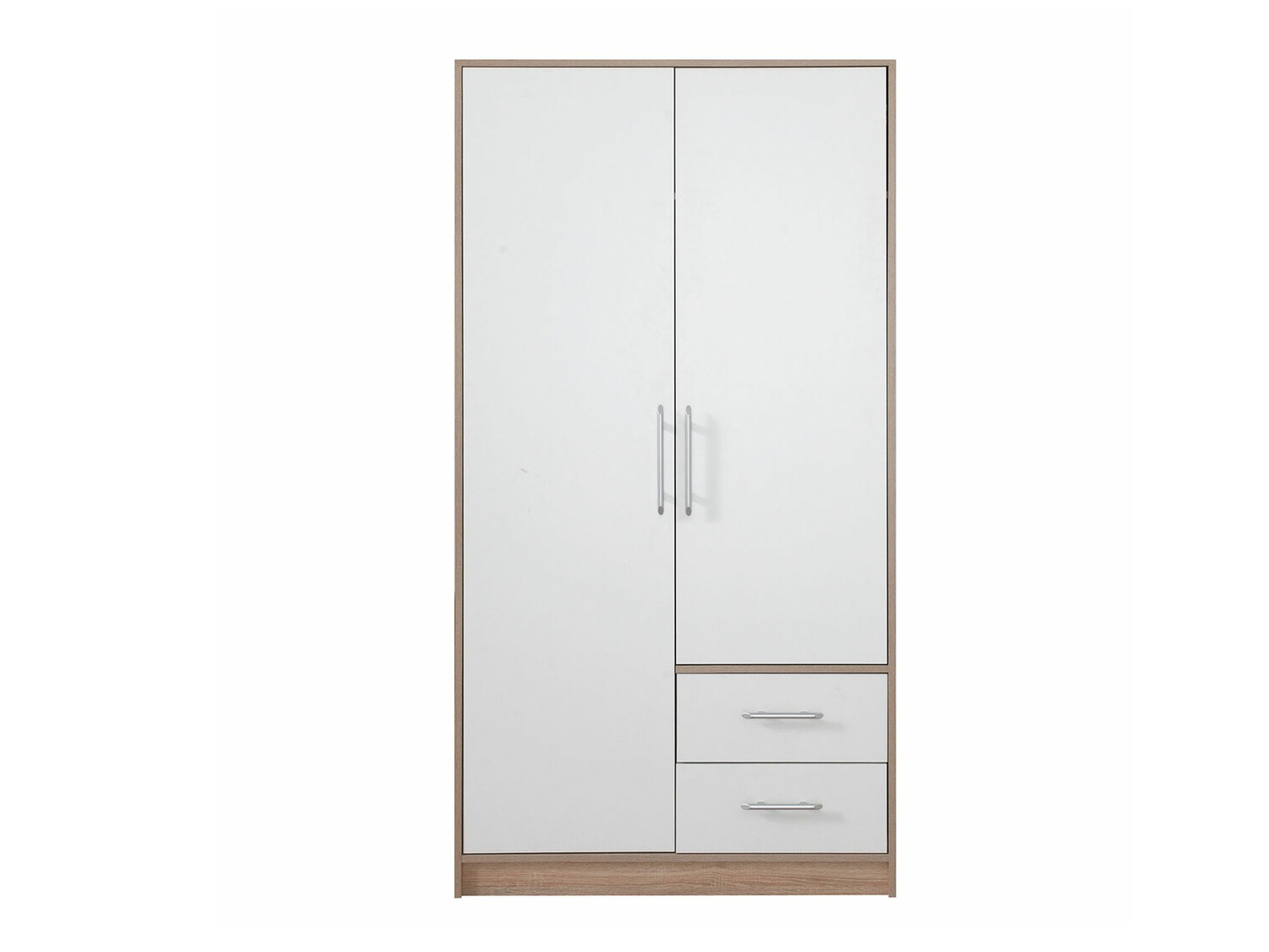 Dulap Cavmero 105 (Stejar Sonoma + Alb)