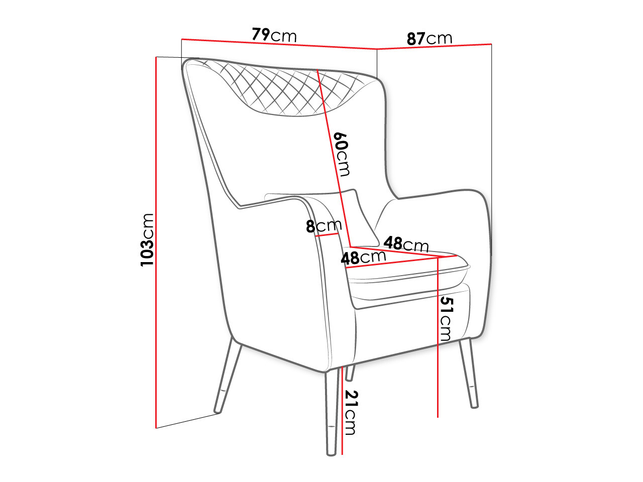 Fotoliu Orem 114 (Magic Velvet 2217)