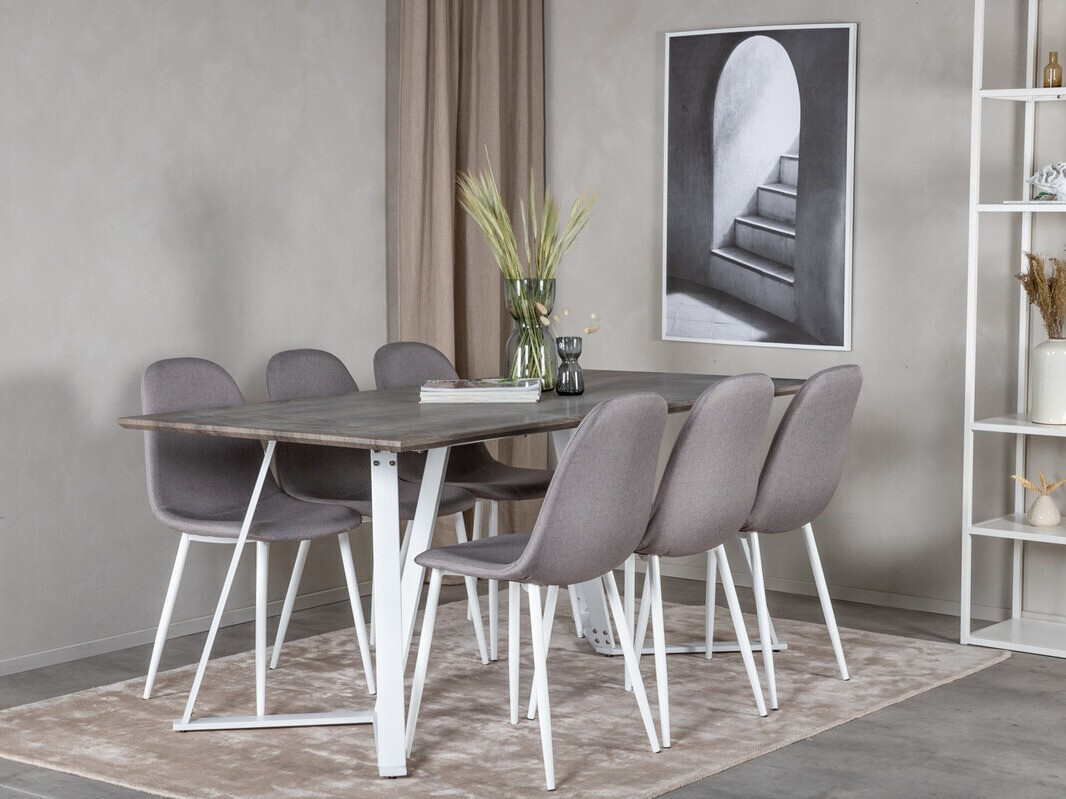 Scaun Dallas 3222 (Gri + Alb)