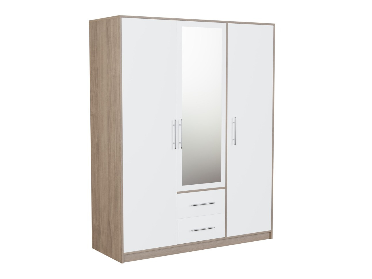 Dulap Cavmero 103 (Stejar Sonoma + Alb)
