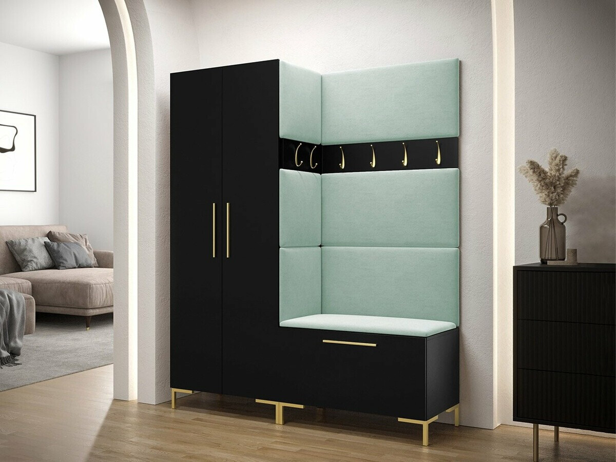 Dulap Nomal (Negru + Auriu)