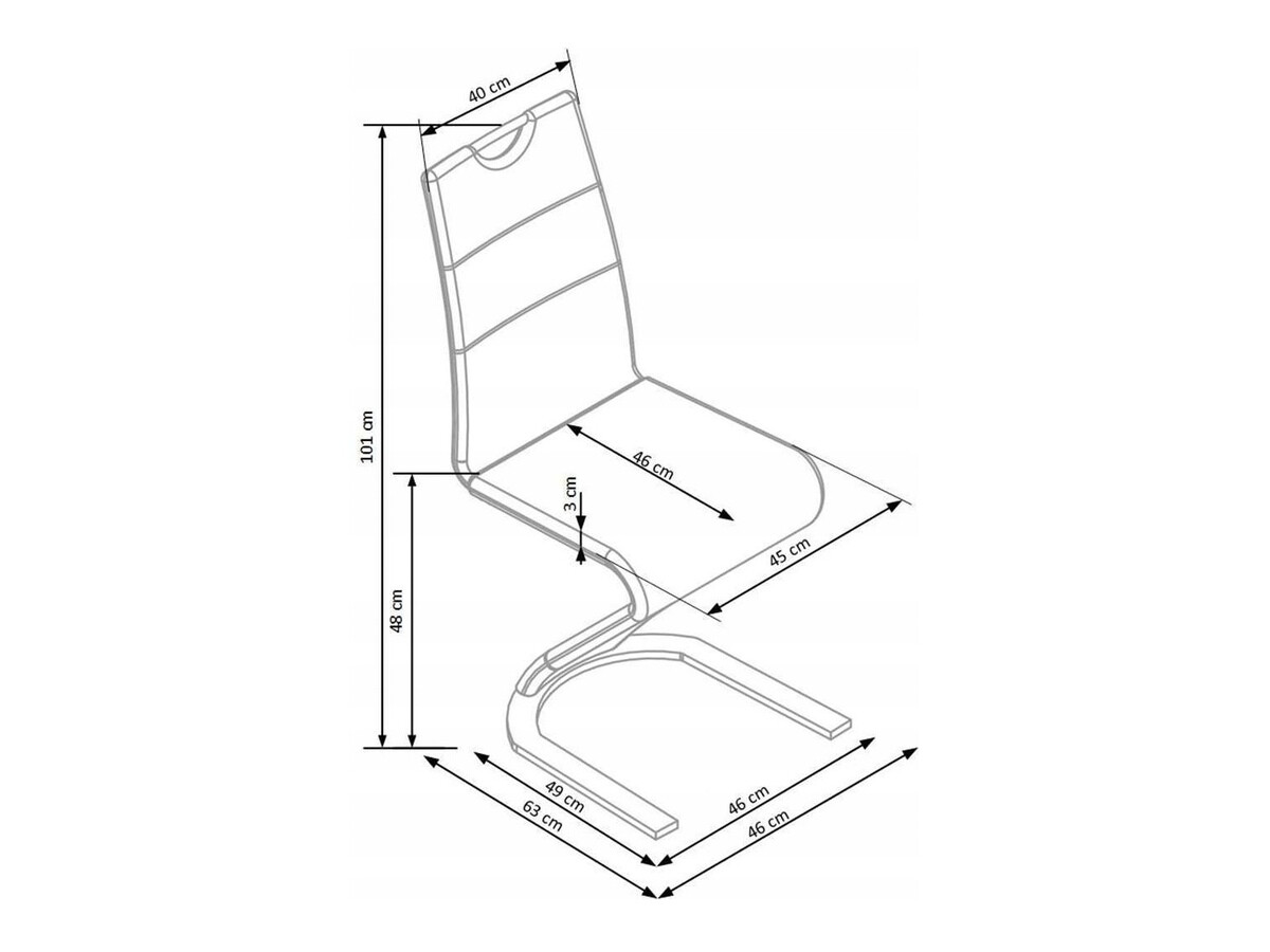 Scaun Houston 250 (Negru)