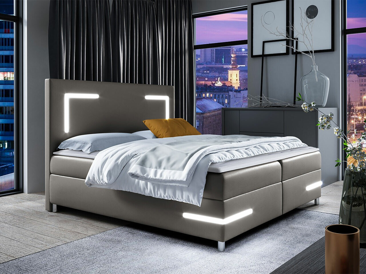 Pat boxspring Vallis (Madryt 190)
