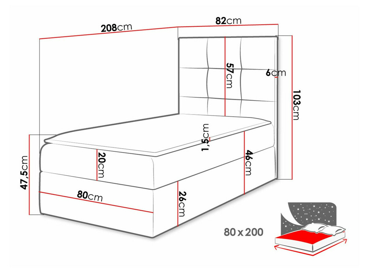 Pat boxspring Nomen (Soft 033)