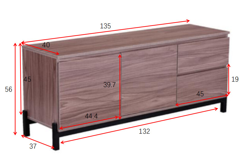 Comodă Dallas 3238 (Nuca)
