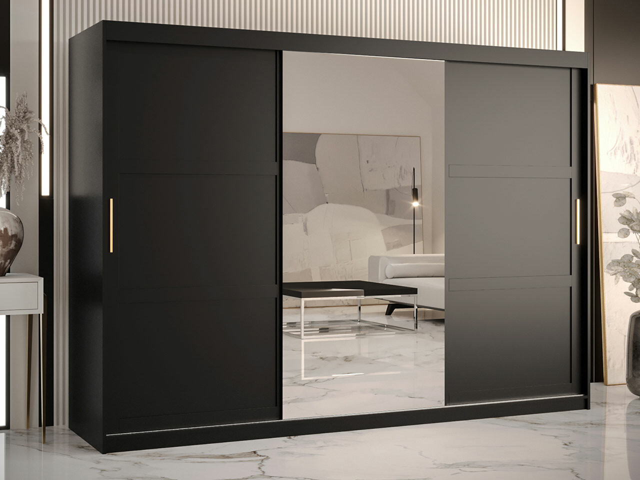 Dulap Ferfere 105 (Negru)