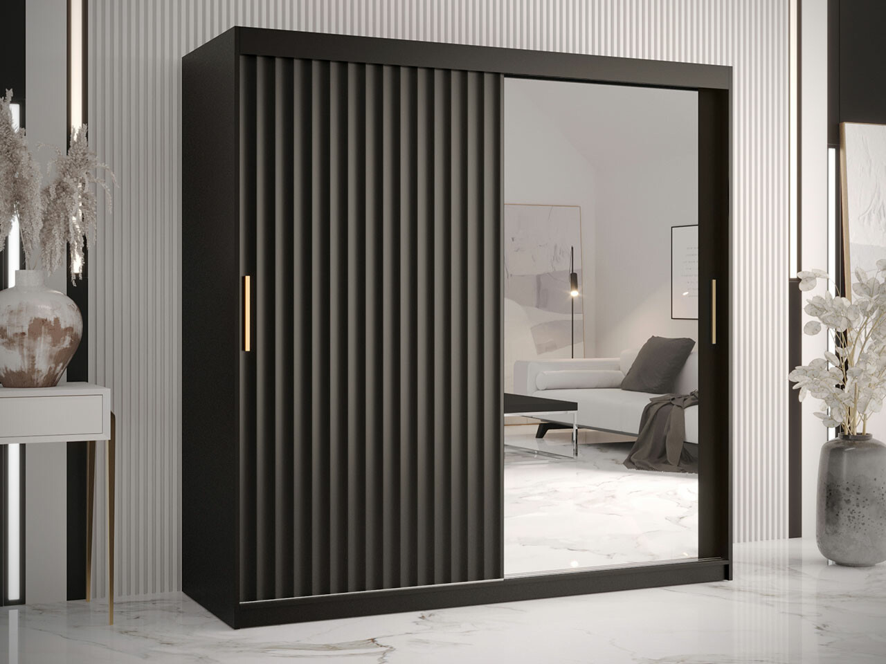 Dulap Hartford 338 (Negru)