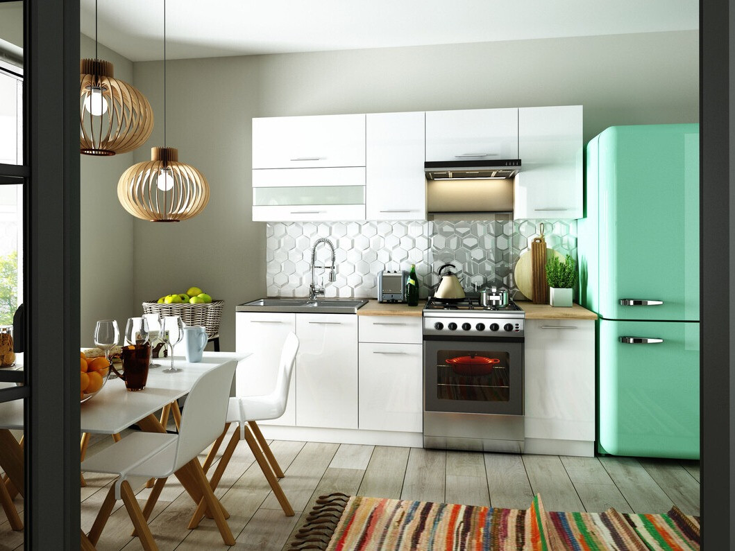 Set de bucătărie modular Tiffa White 117