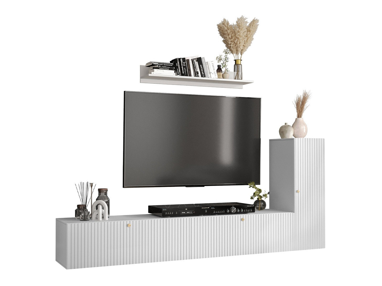 Set de living Anulio III (Alb)