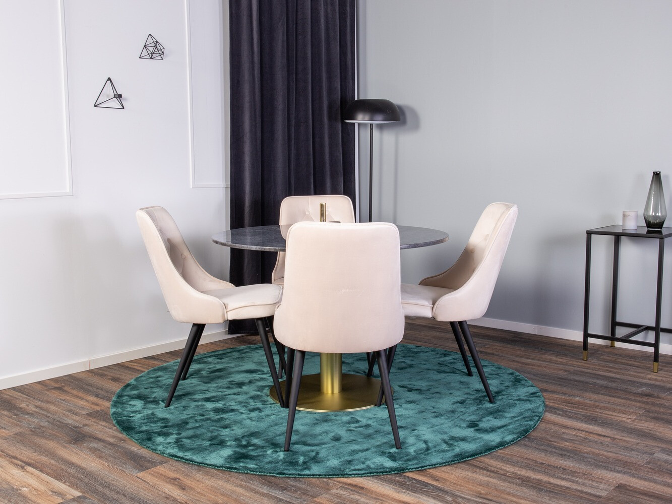 Set de mese Dallas 370 (Bej + Negru)