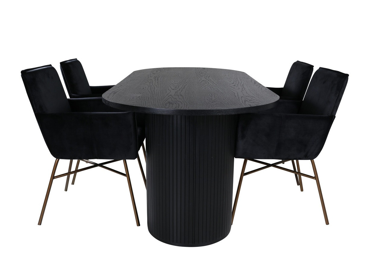 Set de mese Dallas 3315 (Negru + Cupru)