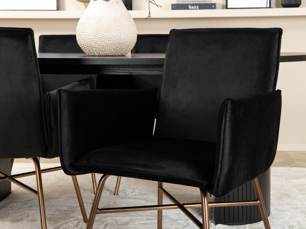 Set de mese Dallas 3315 (Negru + Cupru)