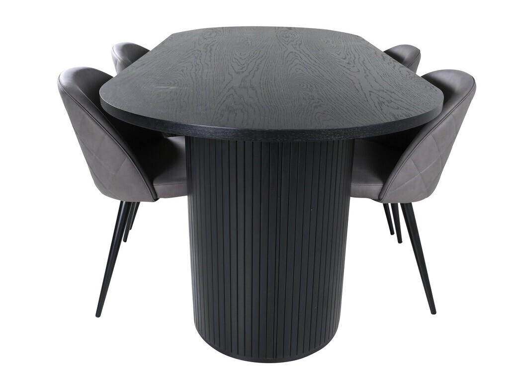 Set de mese Dallas 3321 (Negru + Gri)