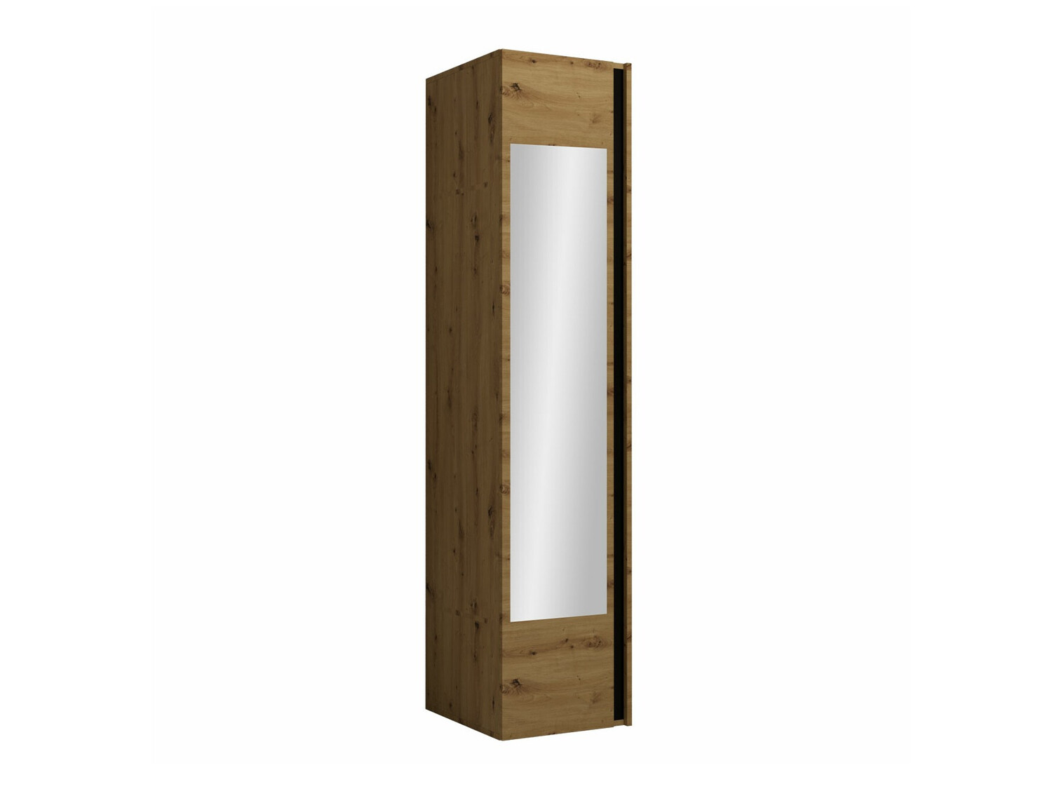 Dulap Hartford 370 (Stejar artizan + Negru)