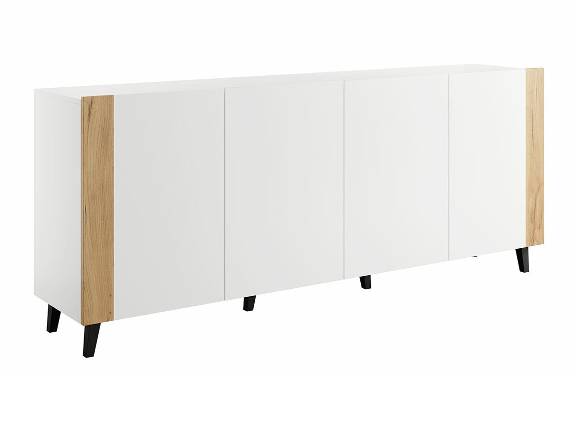 Bufet Charlotte 183 (Alb + Craft stejar)