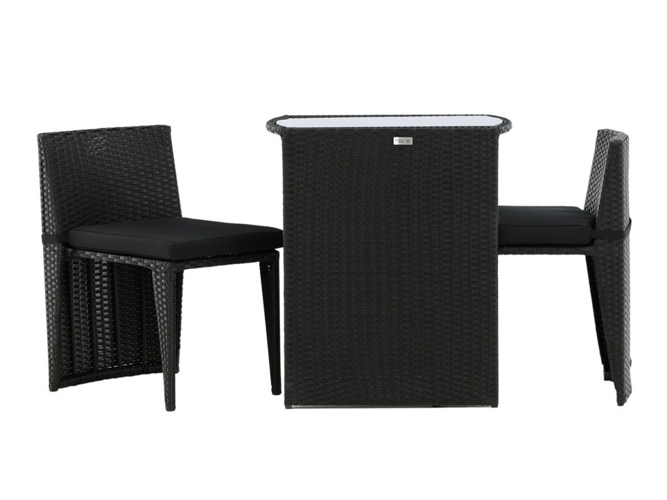 Set de balcon Dallas 3458 (Negru)
