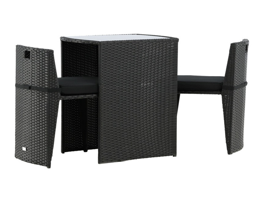 Set de balcon Dallas 3458 (Negru)