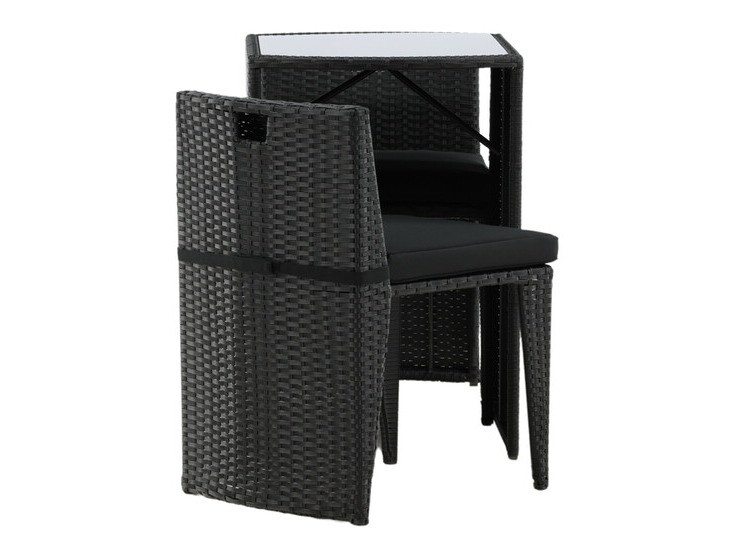 Set de balcon Dallas 3458 (Negru)