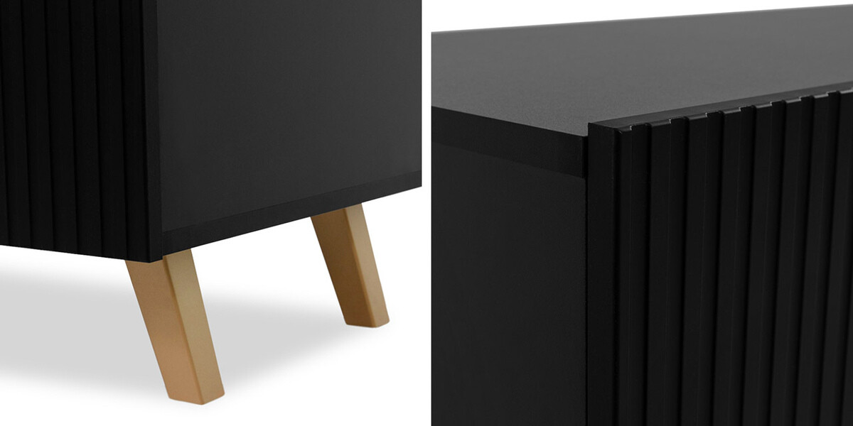 Set de living Dicto I (Negru)