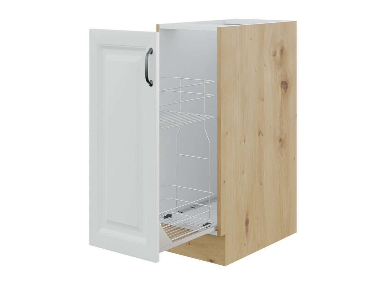 Dulap modular cu coș extensibil Retro Grey 102