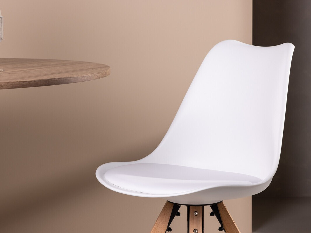 Scaun Dallas 3478 (Alb + Maro deschis)