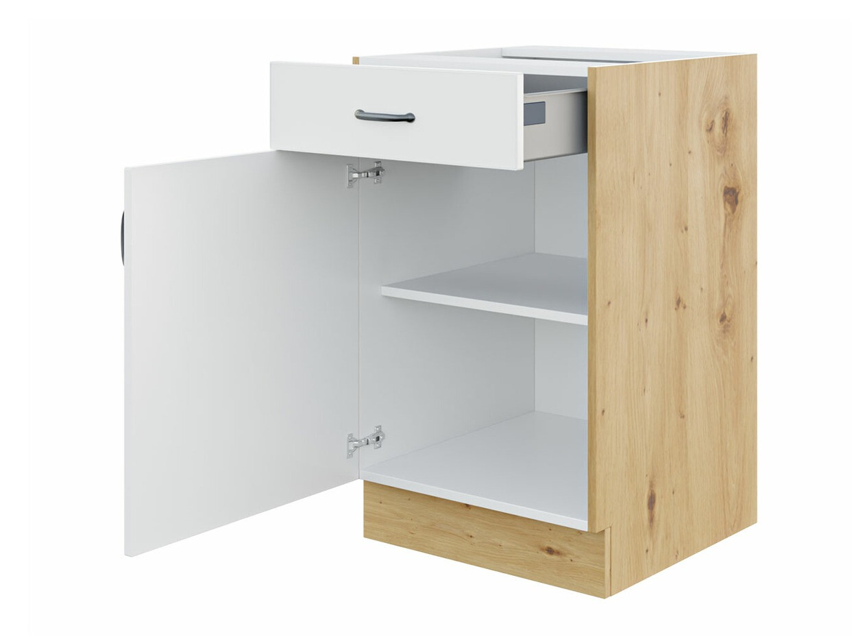 Dulap modular cu sertar și uși Retro Grey 105