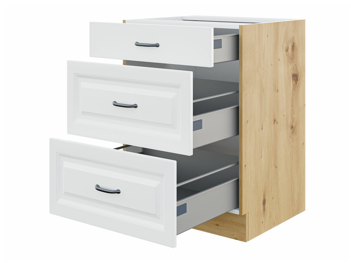 Dulap modular cu sertare Retro White 108