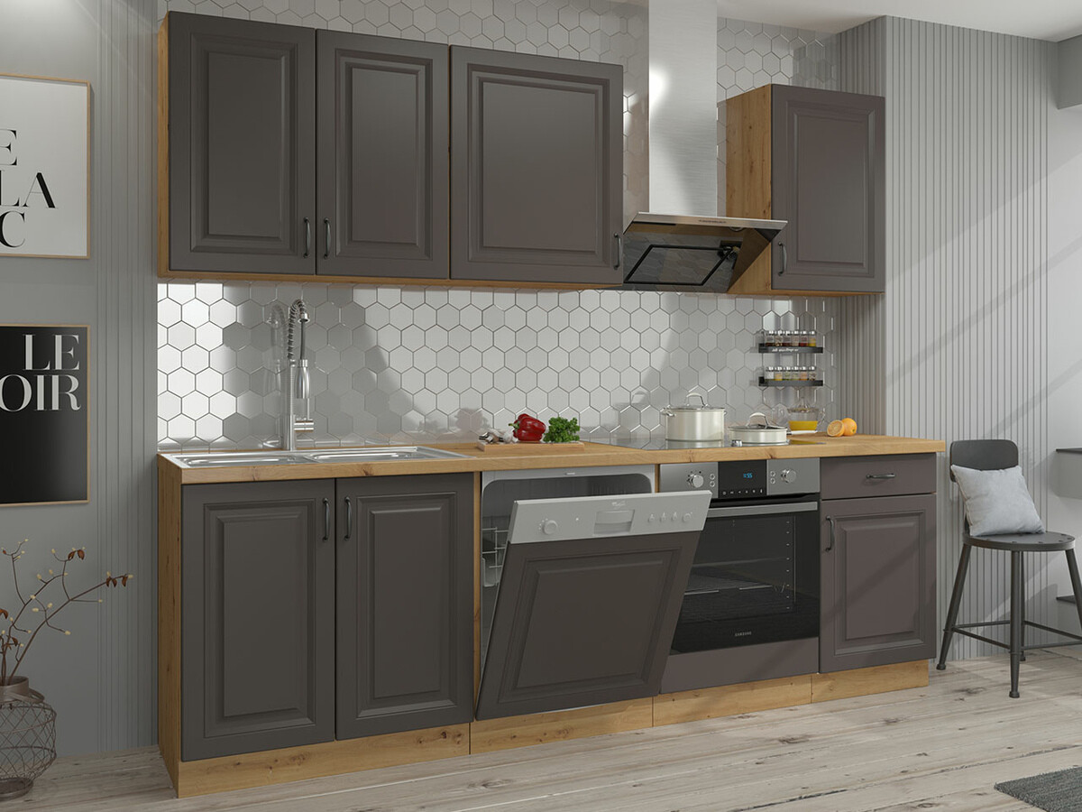 Dulap modular pentru electrocasnice incorporabile Retro Grey 109