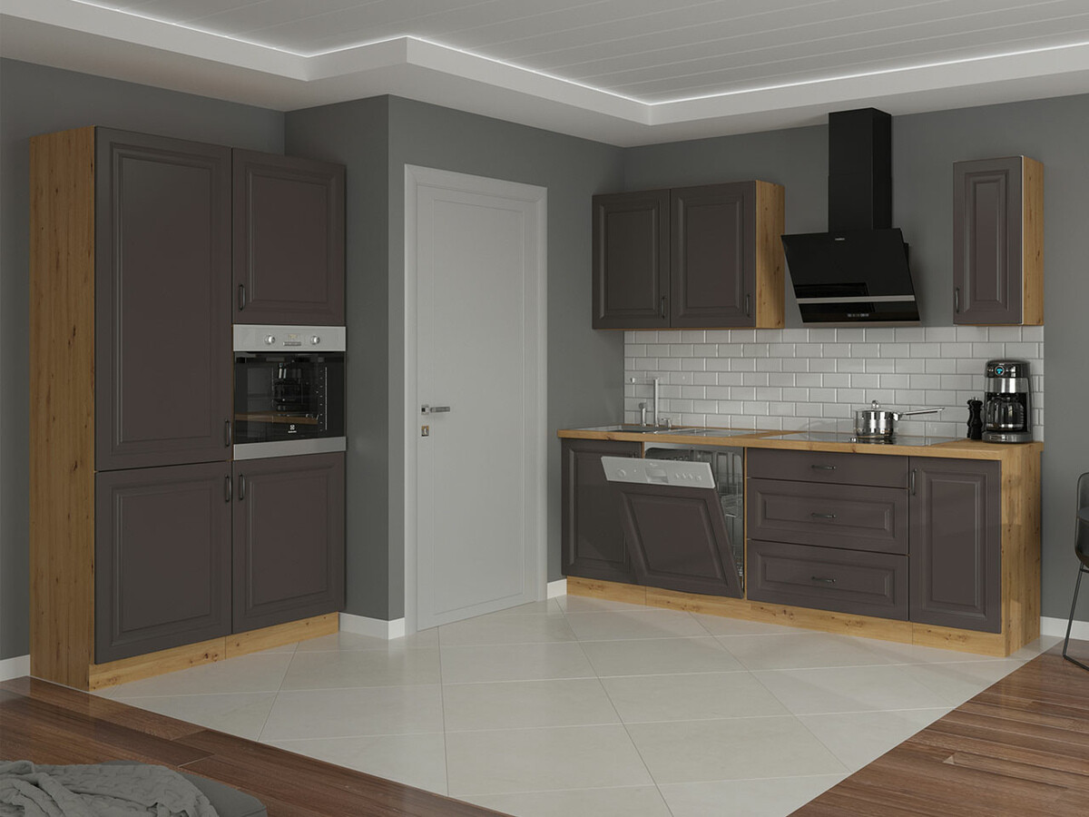 Dulap modular pentru electrocasnice incorporabile Retro Grey 115